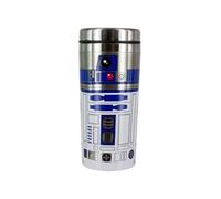 Mug de Voyage Paladone R2-D2 - Flask en Acier Inoxydable Officiel Star Wars, Cadeau Original pour Fans de Lucas Film, 450ml (15 fl oz)