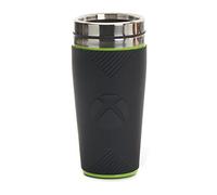 Mug de Voyage XBOX Isolé - Marchandise Officielle, Flask Réutilisable avec Manchon Silicone, Cadeau Original pour Gamer, 450ml (15 fl oz)