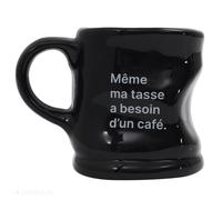 Linnea Mug déformé en céramique ATYPIQUE 20 cl Même ma Tasse a Besoin d'un café