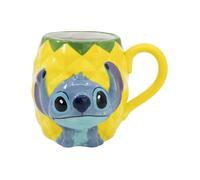 Mug - Disney - Ananas Stitch - Jaune - 414 mL - Rond