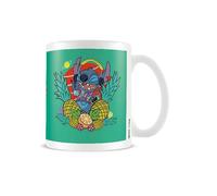 Mug - DISNEY - LILO & STITCH - 300 ml - Céramique - Vert - Compatible lave-vaisselle