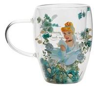 Mug | Disney | Mug En Verre Cendrillon Decoratif Floral Multicolore