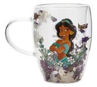 Mug | Disney | Mug En Verre Jasmine Decoratif Floral Multicolore