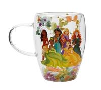 Mug - Disney - Mug En Verre Princesses Decoratif Floral
