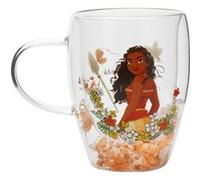 Mug | Disney | Mug En Verre Vaiana Decoratif Floral Multicolore