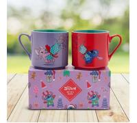 Mug - Disney - Stitch & Angel - Lot de 2 - Céramique - Rouge - Enfant