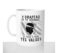 Mug Drapeau Corse - Tasse Cadeau Idées Cadeaux Original - Corsica Ile de Beauté Tete de Maure Citation Drôle