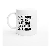 Mug drole - Je ne suis pas un matinal - Mug humour - tasse anniversaire - idée cadeau homme - tasse fun original