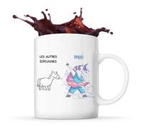 Mug Écrivaines Les Autres Vs Moi Tasse Cadeau Travail Métier Activité Loisir Amis Collègue Équipe Anniversaire Noël