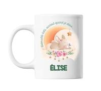 Mug Élise Adorable Bébé Quand Je Dors Lapin Tasse Cadeau Bébé Enfant
