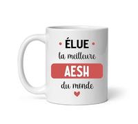 Mug élue la meilleure AESH du monde Tasse AESH