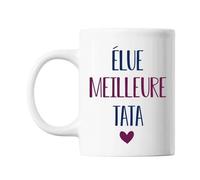 Mug Élue Meilleure Tata Tasse Cadeau Personnalisé