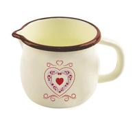 Mug émaillé beige TONCA 1,2 l