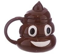 Puckator Mug Emotive - Poop avec couvercle