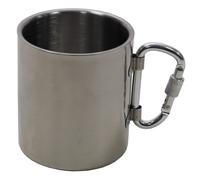 Mug en acier avec mousqueton 300 ml Fox Outdoor Double-Wall MFH