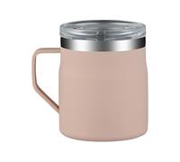 Mug en Acier Inoxydable | Gobelet Isotherme De 450ml - Tasse avec Couvercle | Pour Bureau Voyageurs Conducteurs le de d
