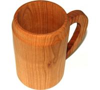 Mug en bois cerisier avec anse | Mug en bois de cerisier | Petit mug en bois éco | Tasse en bois avec anse | Fait main éco