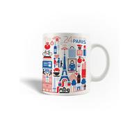 Mug En Céramique 24 Heures À Paris France