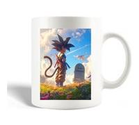 Mug en Céramique Akira Toriyama Son Goku Adieu tombe BLANC G
