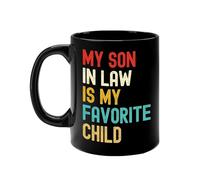 Mug en céramique avec inscription « My Daughter in Laws » - 350 ml - Inscription « My Daughter in Law is My Favourite Child »