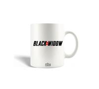 Mug En Céramique Black Widow Logo Noir