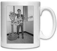 Mug en céramique blanche avec guitare acoustique The Legend Pop Singer Star Artist