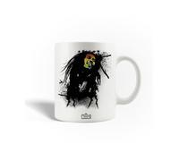 Mug en Céramique - Bob Marley - 30 ompatible Lave-Vaisselle - Blanc - Cylindrique
