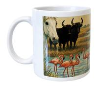 Mug en céramique Camargue sauvage