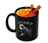 Mug en Céramique | Céramique Drôle Décoration D'Intérieur - Oiseau Décoratif Corbeau Mugs à Café - Pour Thé Lait Cuisine Salon Bureau Voyage Pique-Nique Vacances Anniversaire Fête Femmes Hommes