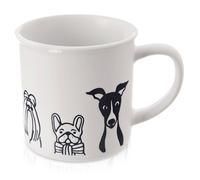 Mug en céramique chiens blancs 500 ml