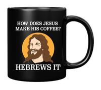 Mug En Céramique Comment Jésus Rend-Il Son Épître Aux Hébreux Si 330Ml | Mug En Céramique Chic Intemporel Tasse Pour Bureau Maison Souvenir Mug