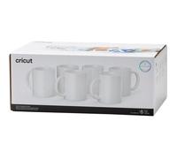 Cricut Mugs en céramique Tasse d'encre infusible personnalisable Blanc 340 ml 6 pièces