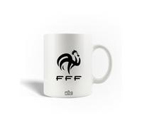 Mug En Céramique Équipe De France De Football Fff Logo Noir
