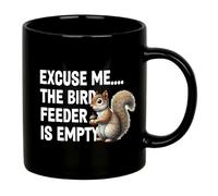 Mug En Céramique Excuse Me The Bird Feeder Is Empty Squirrel Mug 330Ml | Mug En Céramique Original Résistante Tasse Café Céramique Pour Événements Bureau Souvenir Ceramics Coffee Mugs