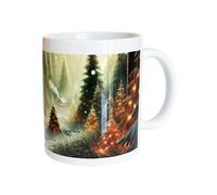 Mug en céramique forêt enchantée de noël - CBKreation