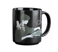 Mug en Céramique Grupo Erik - Mercredi - 35 cl / 350 ml / 11,8 oz - 9,5 x 8 cm - Mug à Café / Thé - Cadeaux sympas - Mercredi Addams