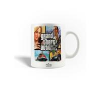 Mug en Céramique - GTA V - 30 lanc - Compatible Lave-Vaisselle - Cylindrique