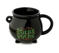 Mug en Céramique Hocus Pocus - Forme de Chaudron de Sorcière Noir