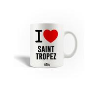 Mug En Céramique I Love Saint Tropez France