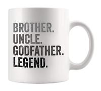 Mug En Céramique La Légende De L'Oncle Et Du Parrain Des Frères 330Ml | Mug En Céramique Original Écologique Mug Pour Événements Maison Souvenir Tasses À Café