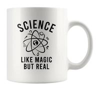 Mug En Céramique La Science Comme De La Magie, Mais De La Vraie 330Ml | Mug En Céramique Résistante Intemporel Mug Pour Bureau Souvenir Événements Ceramics Coffee Mugs