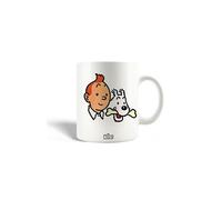 Mug en Céramique Les Aventures de Tintin Milou et Tintin Maniacase BLANC G