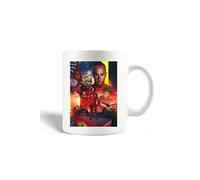Maniacase Mug céramique Lewis Hamilton Scuderia Ferrari F1 officiel Blanc, compatible lave-vaisselle