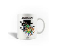 Mug en Céramique - Minecraft - 3D Wall - 30cl - Compatible Lave-Vaisselle - Blanc