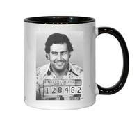 Mug en céramique noir Pablo Escobar El Medellin