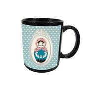 Mug Noir Poupee Russe Etoilee By Cbk Noir