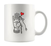 Mug en céramique pour amoureux des chiens et des gens - Cadeau d'amitié pour amoureux des animaux de compagnie - Petite amie, petit ami, sœur, frère, maman, papa - 325 ml - Blanc