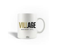 Mug En Céramique Resident Evil Village Logo Noir Jaune