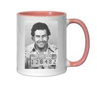 Mug en céramique rose Pablo Escobar El Medellin