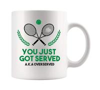 Mug En Céramique Tu Viens De Te Faire Servir Au Tennis Mug 330Ml | Mug En Céramique Chic Résistante Tasses À Café Pour Événements Maison Remerciement Ceramics Coffee Mugs